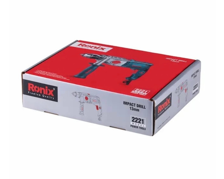 دریل برقی گیربکسی 13 میلیمتری آچاری 1050 وات 3200 دور رونیکس مدل ۲۲۲۱