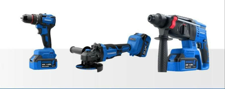 کیت شارژی براش لس سه عددی ویوارکس مدل VR2403-BCK