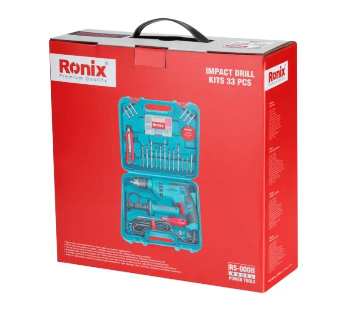 کیت دریل برقی ۳۳ پارچه رونیکس مدل RS-0008