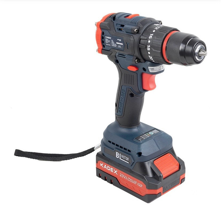 دریل پیچ گوشتی شارژی چکشی 20 ولت براشلس کادکس مدل K7720