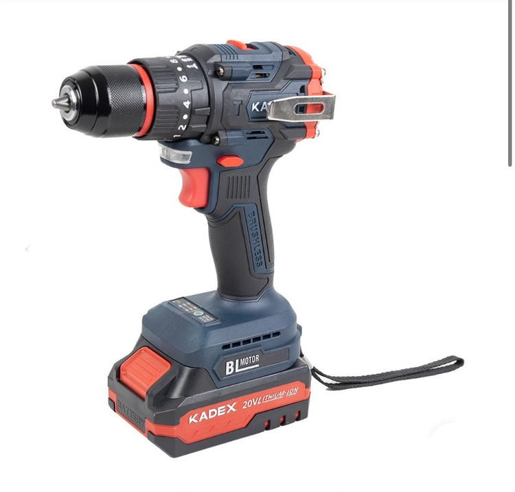 دریل پیچ گوشتی شارژی چکشی 20 ولت براشلس کادکس مدل K7720
