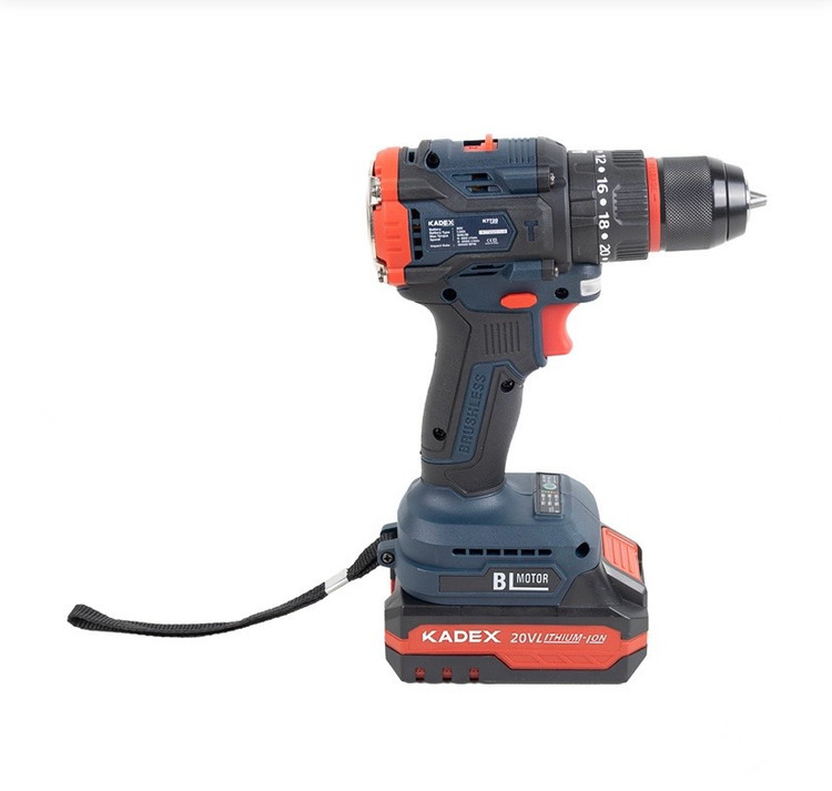 دریل پیچ گوشتی شارژی چکشی 20 ولت براشلس کادکس مدل K7720