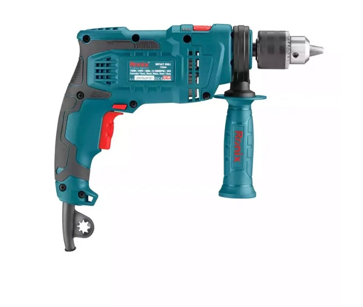 کیت دریل چکشی 13 میلی متر-750 وات رونیکس مدل 2214k