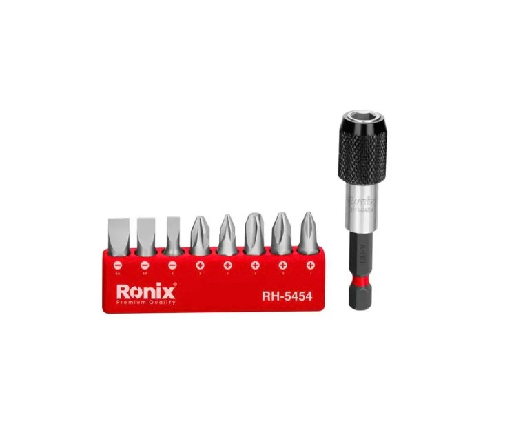 ست رابط و سری پیچ گوشتی 9 عددی رونیکس مدل RH-5454