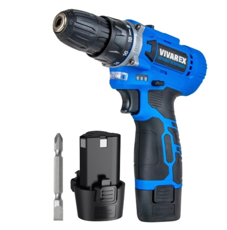 دریل شارژی ٢ باطری بدون لوازم ویوارکس مدل VR1215V-2B