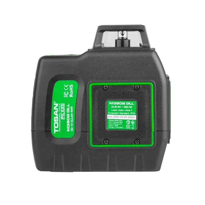 تراز لیزری 360 درجه سبز به همراه کیف برزنتی مدل M3602 GLL