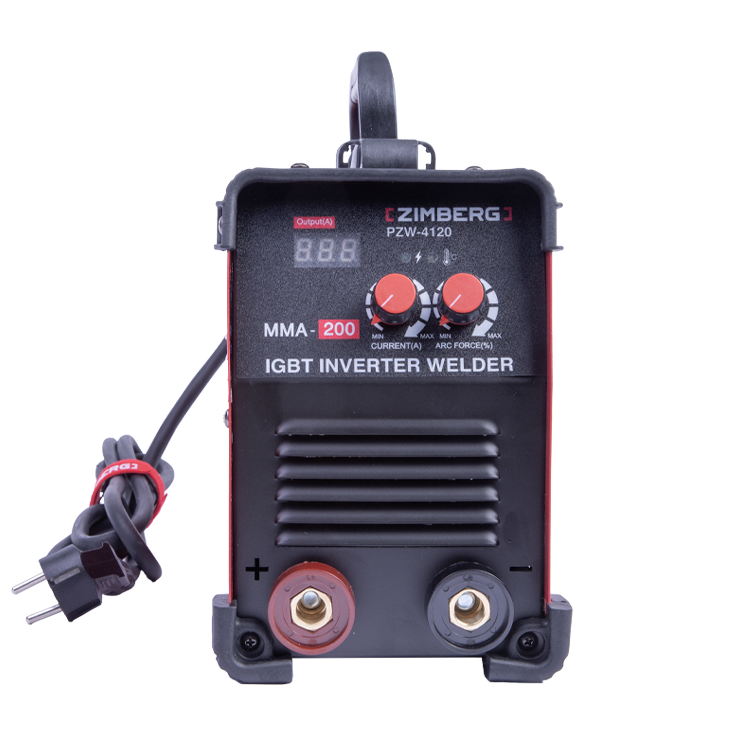 اینورتر جوشکاری 200 امپر دو ولوم تک برد IGBT ( نیمه صنعتی ) زیمبرگ مدل PZW-4120
