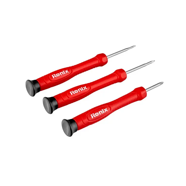 ست 6 عددی پیچ گوشتی ساعتی دسته پلاستیکی رونیکس مدل RH-2712