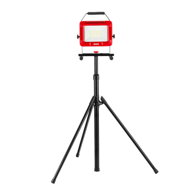 نورافکن LED برقی 50 وات با سه پایه رونیکس مدل RH-4218
