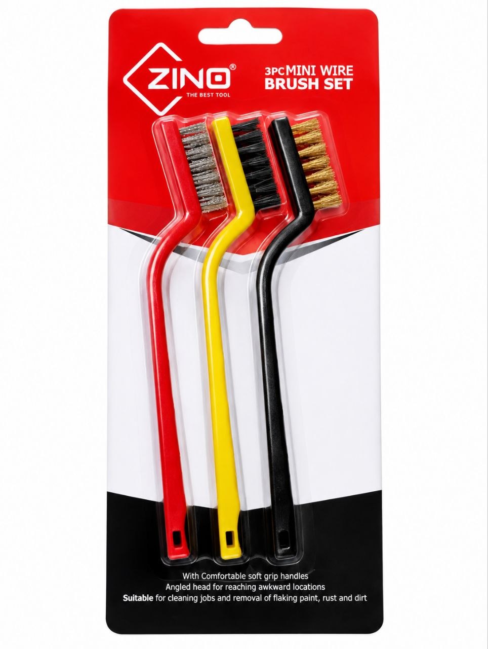 فرچه سیمی مسواکی ۳ عددی زینو مدل ZBS-616